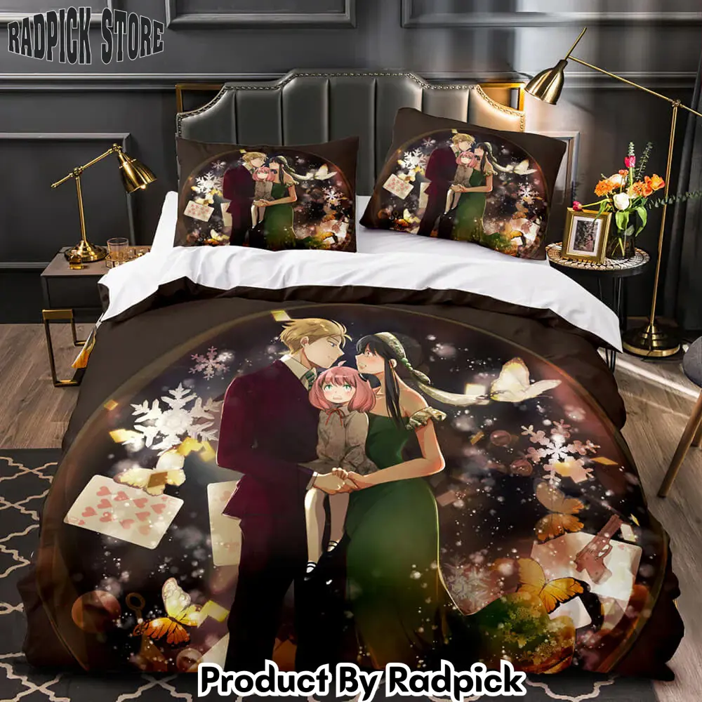 Spy x family bedding set quilt duvet cover bed sheet sets for kids gifts  rp0427857